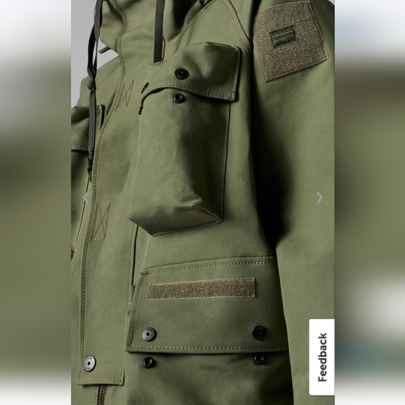 NEW G-STAR RAW E Photographer Field JacKet Shadow Olive Green Sz L MSRP $1490 - Picture 2 of 16